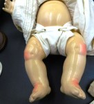antique compo doll 1930s view legs
